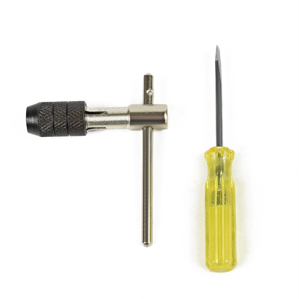 40 PC Metric Tap and Die Set Hand Threading Tool Tungsten Carbide Tap