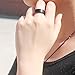 Will Queen 8mm Black Plated Tungsten Carbide Ring with Plated Rose Gold Interior Brushed Center and Polished Step Edges 8.5