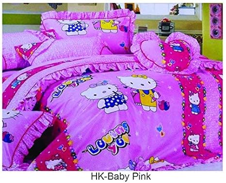 Buy Sassoon Hello Kitty Cotton Single Bedhseet With 1 Pillow Cover