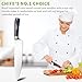 Chefs Knife,Dom Marzen Chef Knife Kitchen Knife 8 inch High Carbon Stainless Steel Knife Sharp Knife Carbon Steel 123