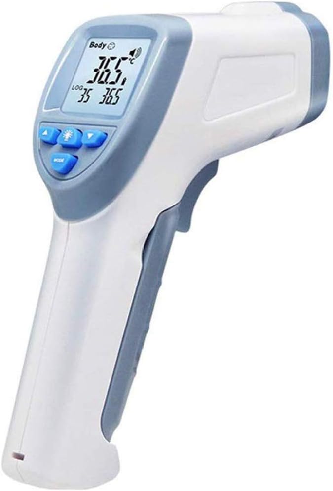 JLDN Forehead Thermometer, Non-Contact Thermometer for Fever with LCD Display with Fever Indicator Instant Accurate Reading,A