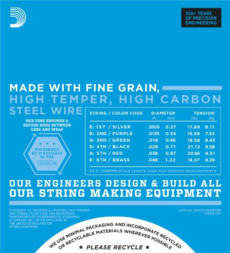 D'Addario EXL110+ Set Regular Light Plus 10.5-48