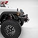 Razer Auto Textured Rock Crawler Stubby Front Bumper with OE Fog Light Hole, 2x D-Ring and Built-In 22