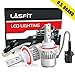 LASFIT H13 9008 LED Headlight Bulbs 72W 7600LM 6000K Xenon White Internal Driver Dual Beam Headlight Hi/Lo Beam All-in-One (Pack of 2)