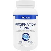 ML Naturals Phosphatidyl Serine 200 mg (Standard) 120 Vegetable Capsules. Supports Memory & Brain Function, Non-GMO, Third-Party Lab Tested