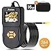 Industrial Endoscope, Foclen Borescope Inspection Camera 2.4inch IPS 2600mAh Digital Handheld Snake Probe Camera with Light 16G TF Card and Box 9.8FT