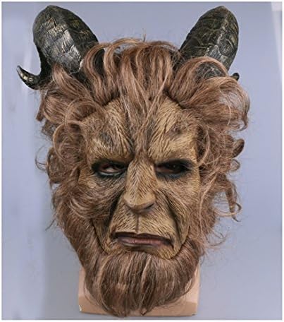 FangLanz Halloween Beast Mask Cosplay Costume Prop for Casual Tangerine Mask