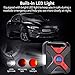 Portable AIR Compressor Tire Inflator WindGallop Car Air Pump with Digital Preset Pressure Gauge Auto Shut Off DC 12V Extra Valve Adaptors LED Light For Car Tyre Basketball Motorbike Bicycle Pool Toys