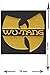 Wu-tang Clan Music Band Patch(gold on Black)embroidered Iron on Hat Jacket Hoodie Backpack Ideal for Gift/ 7.5cm(w) X 7.3cm(h)