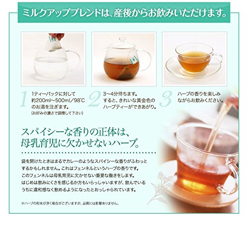 Mua Amoma アモーマ ミルクアップブレンド 3袋セット 2 5g 30ティーバッグ 3袋 母乳育児サポートハーブティー 授乳中の飲み物やお茶をお探しのママへ オーガニック 無農薬 ノンカフェインのハーブティ Tren Amazon Nhật Chinh Hang Fado