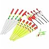 C-Pioneer-15PCS-Fishing-Lure-Floats-Bobbers-Slip-Drift-Tube-Indicator-Assorted-Sizes-Float