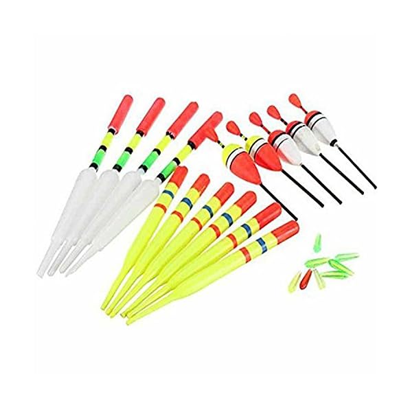 C-Pioneer-15PCS-Fishing-Lure-Floats-Bobbers-Slip-Drift-Tube-Indicator-Assorted-Sizes-Float