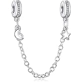 Annmors Charms for Bracelets 925 Sterling Silver Family Friends Angle Love Heart Dangle for Women Bracelet & Necklace Pendant