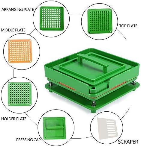 100 Holes Vitamins Powder Cosmetics Manual Filling Machine Tool For size 00(Green)
