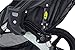 BOB Revolution Flex Duallie 2.0 Jogging Stroller - Up to 100 Pounds - UPF 50+ Canopy - Adjustable Handlebar, Black