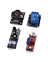 kuman, kits de inicio 37 en 1 para proyectos de robots, para kit de sensor Arduino o Raspberry Pi, con tutoriales para Arduino Uno RPi 3 y 2, modelos B, B+ y K5