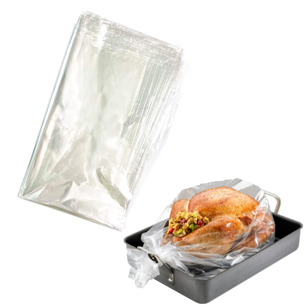 Roasting Bags – Browns Meat Evenly – For use in the Oven and Microwave (10)