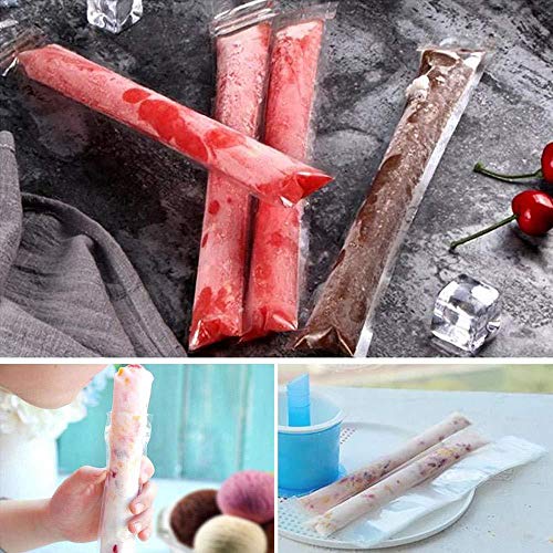 160 Disposable Ice Popsicle Mold Bags BPA Free Freezer Tubes With Zip
