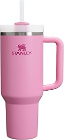 Stanley Quencher H2.0 Tumbler with Handle and Straw 40 oz | Flowstate 3-Position Lid | Cup Holder Compatible for Travel | Ins