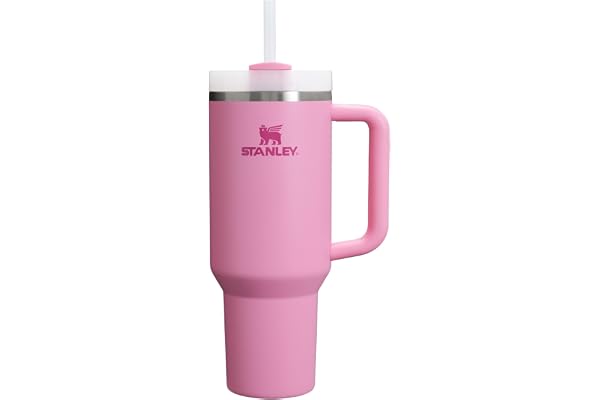 STANLEY Quencher H2.0 Tumbler with Handle and Straw 40 oz | Flowstate 3-Position Lid | Cup Holder Compatible for Travel | Ins
