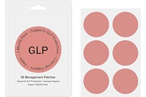 KEHOO GLP Ki Patch,60 GLP Patches Cosmetic，Natural Ingredients，60 Topical Cosmetic
