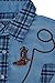 Baby Toddler Western Blue Plaid Cowboy Bodysuit Shirt (0-6 Months)