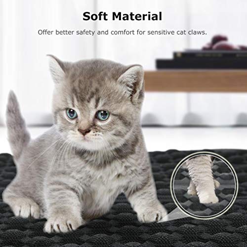 Petacc Cat Litter Mat, 17"x24" Layer Design Waterproof Litter