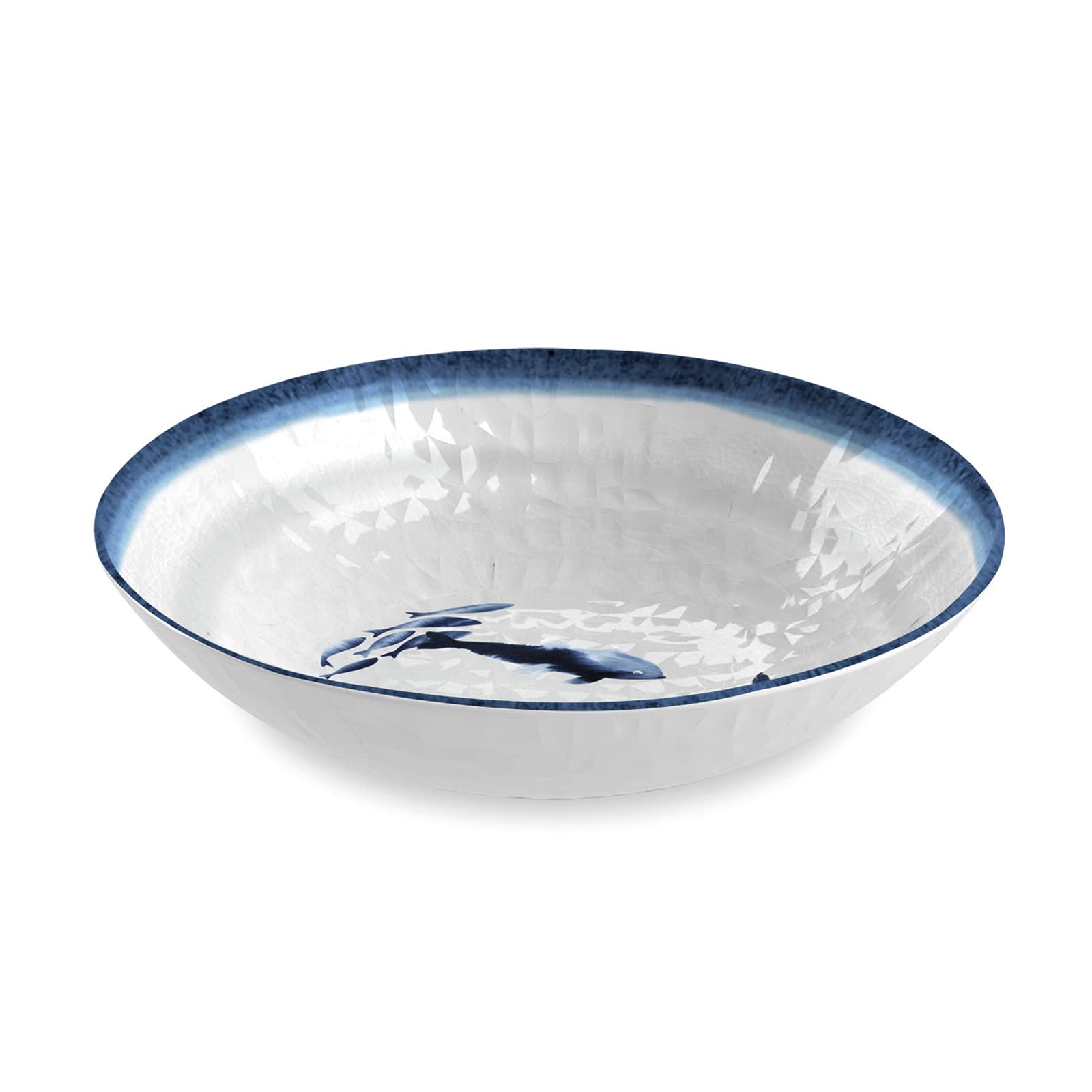 Epicurean Coastal Melamine Salad Bowl