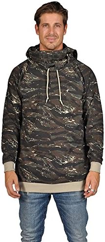 ARSNL Mens Fashion Camoflauge Hoodies Ninja Style