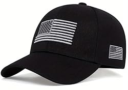 USA Flag Hat - American Flag- Embroidered - Put