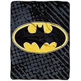 DC Comics Batman Logo Silky Touch Soft Throw Blanket 40" x 50"