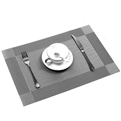 U'Artlines Placemat, Crossweave Woven Vinyl NonSlip Insulation