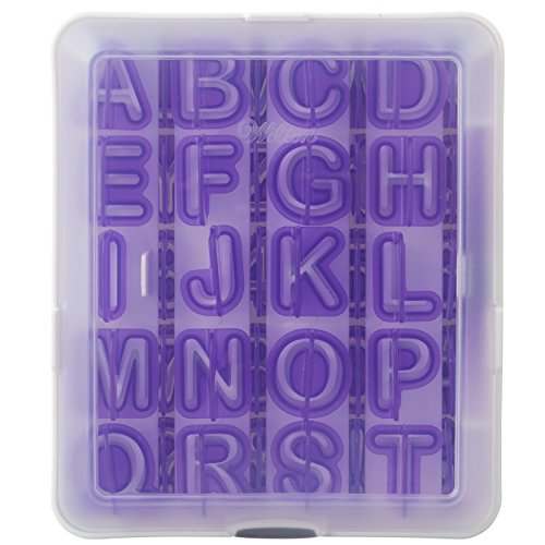 Wilton Letter and Number Fondant Cutters Set, 40Piece Pricepulse