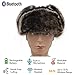 YoCoo Washable Bluetooth Russian Style Winter Ear Flap Hat w/ Built in Wireless Stereo Speaker Earphone Headphone Winter Trooper Trapper Hat Cap Ushanka Russian Hat w/ removable face mask