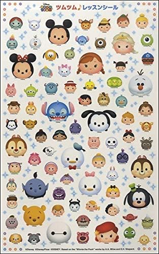 Amazon Co Jp ディズニーツムツム レッスンシール ホワイト 10枚入り ヤマハミュージックメディア 未設定 楽器