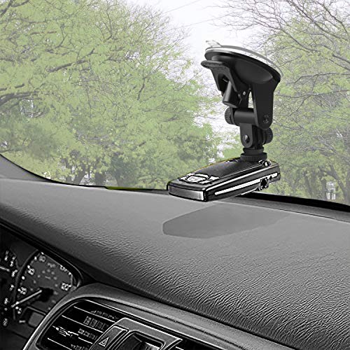 YeeBeny Suction Radar Detector Mount, Windshield & Dashboard Radar Holder for Escort Passport 9500ix 9500i 8500 7500 X50 X70 X80 Solo SC S2 S3 S4 s75 Beltronics RX65 GX65 Red (Not for Escort IX & MAX)