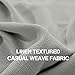 jinchan Grey Kitchen Curtains 24 Inch Length Cafe Curtains Farmhouse Rustic for Small Window Faux Linen Weave Tier for Bathroom Sink Light Filtering Rod Pocket 2 Panels Gray