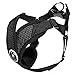 Gooby - Comfort X Step-in Harness, Choke Free Small Dog Harness with Micro Suede Trimming and Patented X Frame, Black, Small