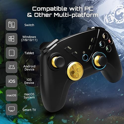 MultiPlatform PC Wireless Controller, Bluetooth Gaming Controller