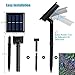 Heansun Solar LED Landscape Spotlight, Pond Light Underwater Light Auto On/Off for Outdoor Garden Courtyard Lawn Fish Tank Pool Landscape Lighting, Adjustable Lighting Angle