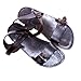 Unisex Adults/Children Genuine Leather Biblical Sandals / Flip flops (Jesus - Yashua) Jerusalem Black Style - Holy Land Market Camel Trademark
