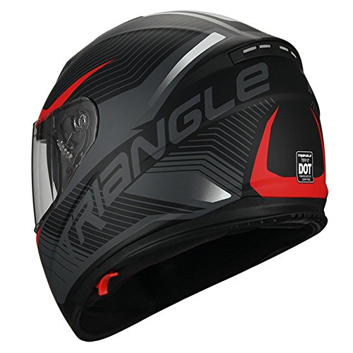 Triangle Full Face Dual Visor Matte 