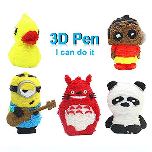 1.75mm PCL Filament Refills for 3D Drawing Pen, Accessories Consumables Only for Low Temp 3D Printer Pen, Non-Toxic, No Odor, Safe to Use, 12 Pack for Longer Drawing