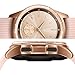 GELISHI Stainless Steel Bezel Ring Compatiable Galaxy Watch 42mm/Gear Sport Bezel Loop Adhesive Cover Anti Scratch & Collision Protector for Galaxy Watch Accessory - Rose Gold