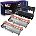 E-Z Ink (TM) Compatible Toner Cartridge & Drum Unit Replacements for Brother DR630 TN630 TN660 High Yield to use with HL-L2300D MFC-L2720DW MFC-L2740DW HL-L2305W(2 Black Toners & 1 Drum Unit, 3 Pack)