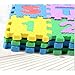 GuGio Non Toxic Play Alphabet and Numbers Foam Puzzle Play Mat, 36 Tiles ABC + Numbers 0 to 9 Flooring Play Mat Fun Learning Placemat Interlocking Puzzle Pieces
