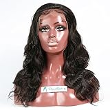 Youmily 180% Density 360 Lace Front Wig Human Hair Body Wave for Black Woman Brazilian Pre Plucked Lace Wigs with Baby Hair