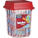 TWIZZLERS Rainbow Candy Straws, 105 Count, 27.5 Ounce