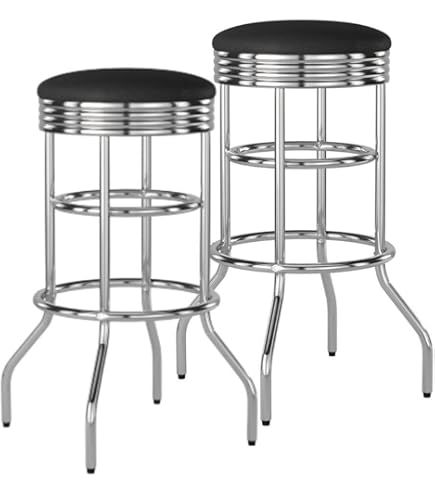 Amazon.com: Martin Chrome Barstool; Bar Stool for Musicians