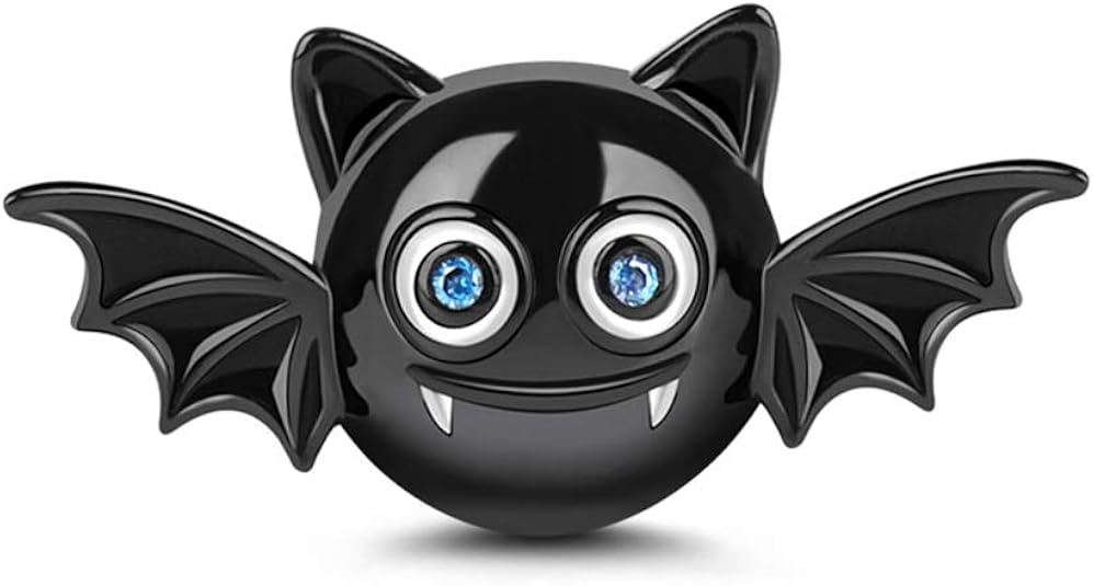 Charm GNOCE Perle Cheshire Cat Étreignant Cœur Gemme – Argent 925 – Bijou Alice Au Pays Des Merveilles Pour Bracelet Ou Collier